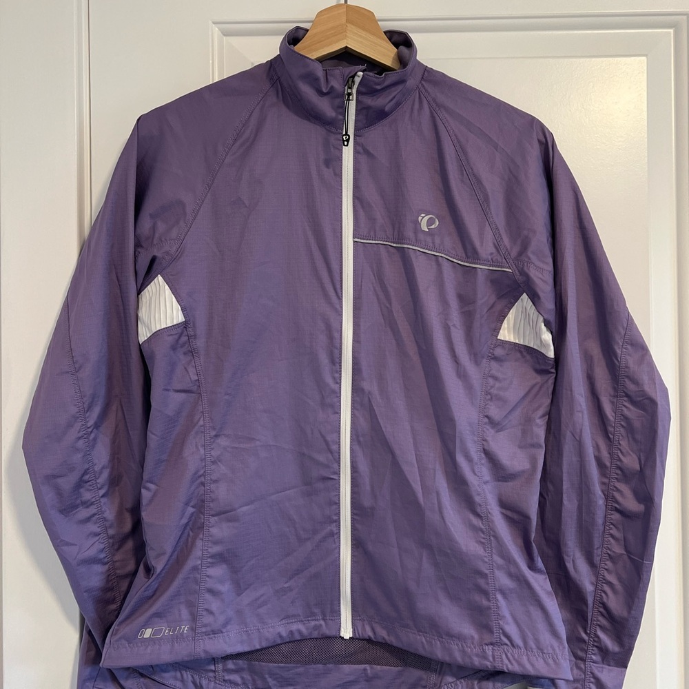 Women’s Pearl Izumi lavender lightweight cycling/running jacket, size S
